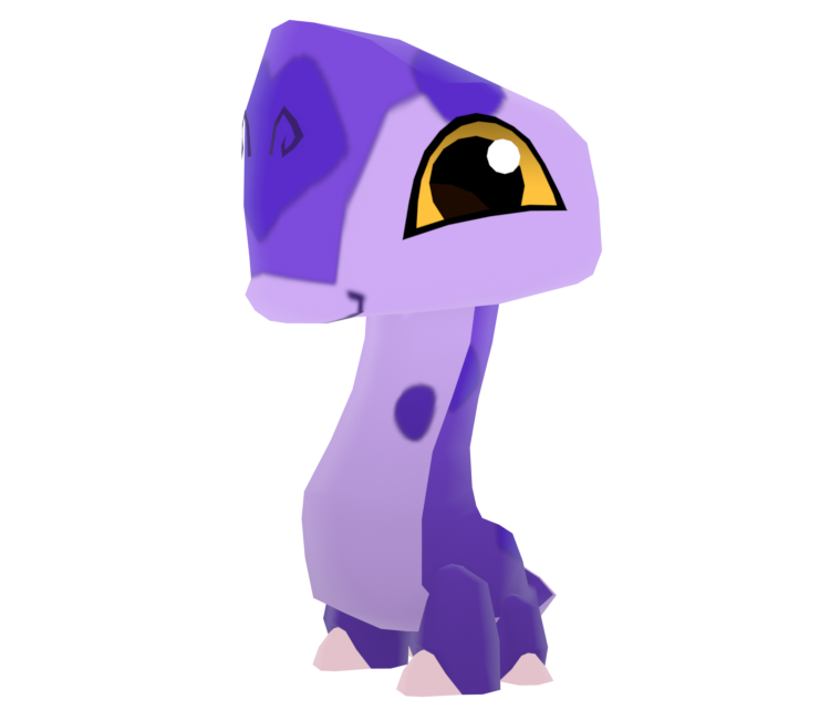 Mobile - Animal Jam: Play Wild! - Pet Brachiosaurus - The Models Resource