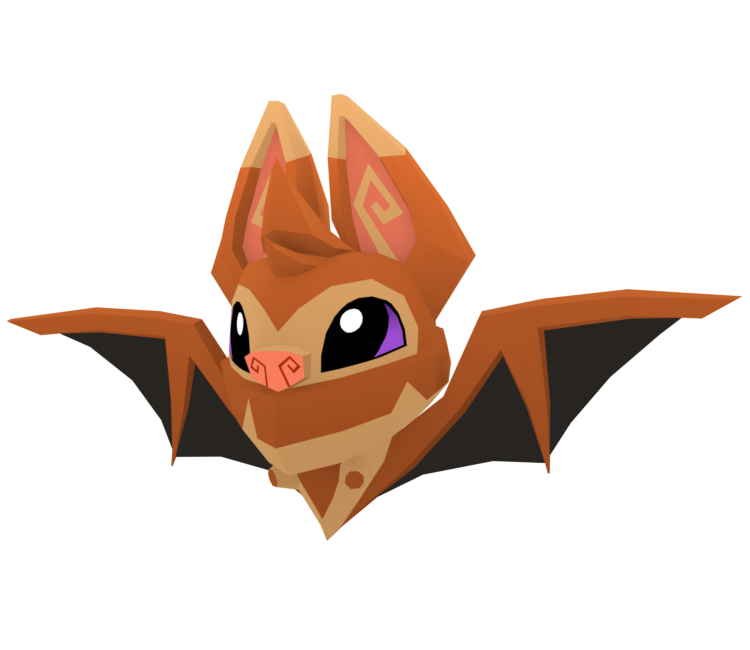 Mobile - Animal Jam: Play Wild! - Pet Painted Bat - The Models Resource