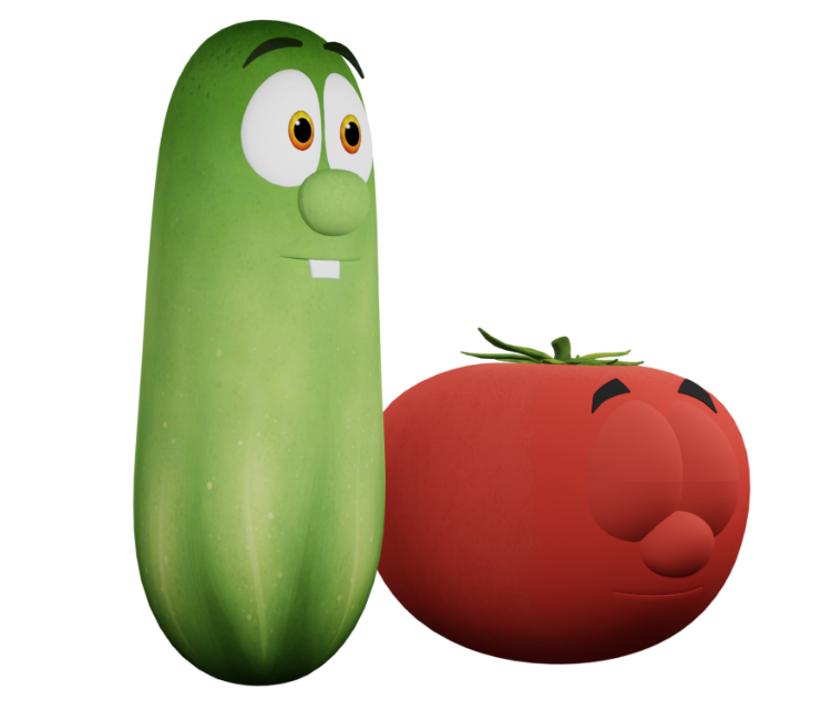 Mobile Veggietales Digital Pop Up Bob And Larry The Models Resource