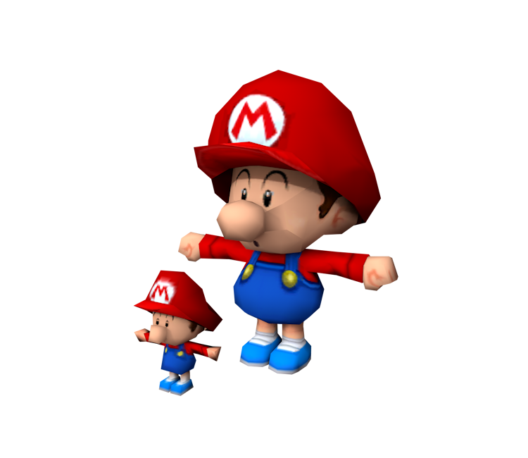 GameCube - Mario Kart: Double Dash!! - Baby Mario - The Models Resource