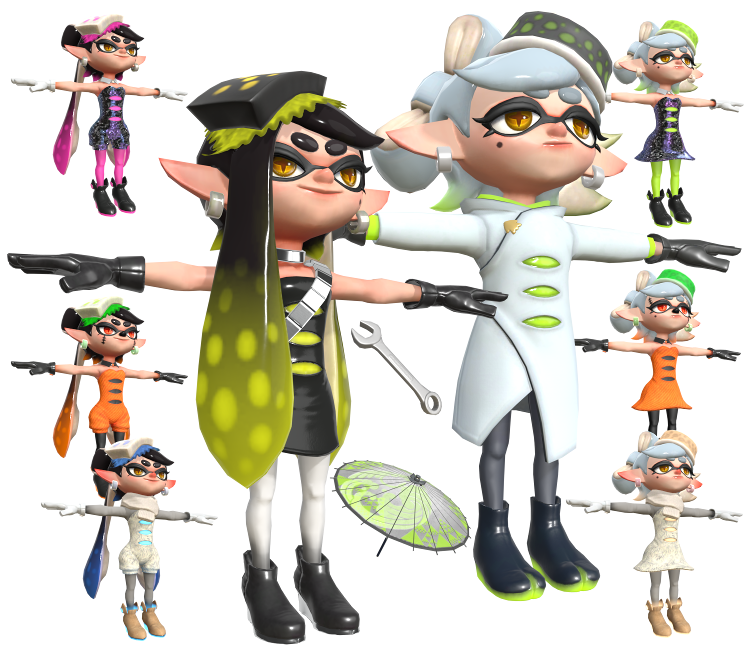 Nintendo Switch Splatoon 3 Callie And Marie Agent 1 2 The Models Resource 2915