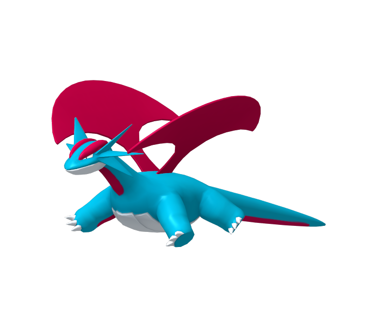 3DS - Pokédex 3D Pro - #373 Salamence - The Models Resource