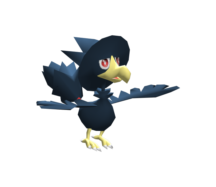 Wii - Pokémon Battle Revolution - #198 Murkrow - The Models Resource