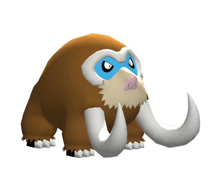 Wii - Pokémon Battle Revolution - #473 Mamoswine - The Models Resource