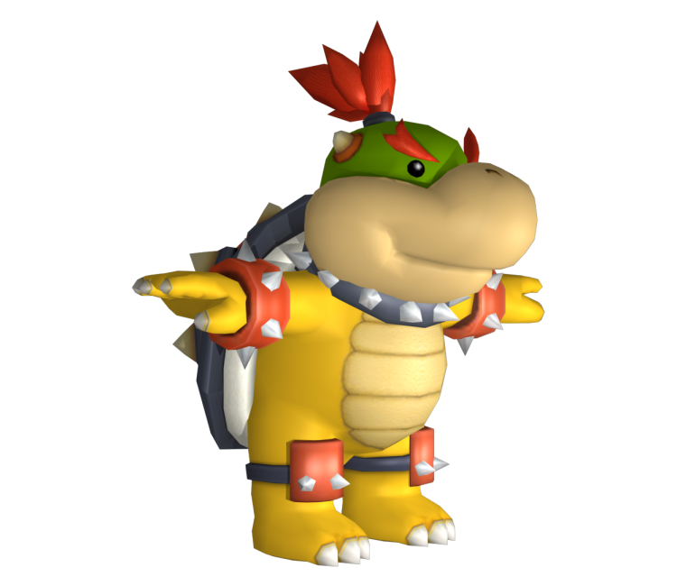 Wii - Mario Strikers Charged - Bowser Jr. - The Models Resource