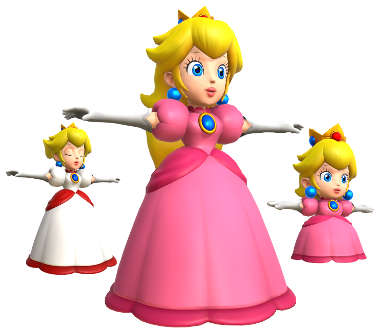 Wii U Super Mario 3d World Peach The Models Resource 4334