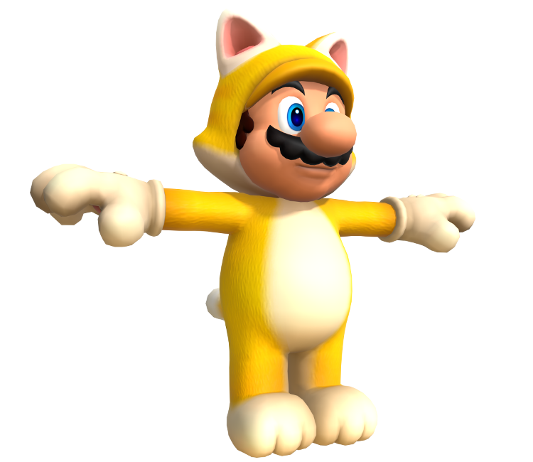 Wii U Super Mario 3d World Mario Cat Suit The Models Resource 3537