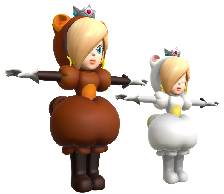 Wii U Super Mario 3d World Rosalina Tanooki Suit The Models Resource 0999