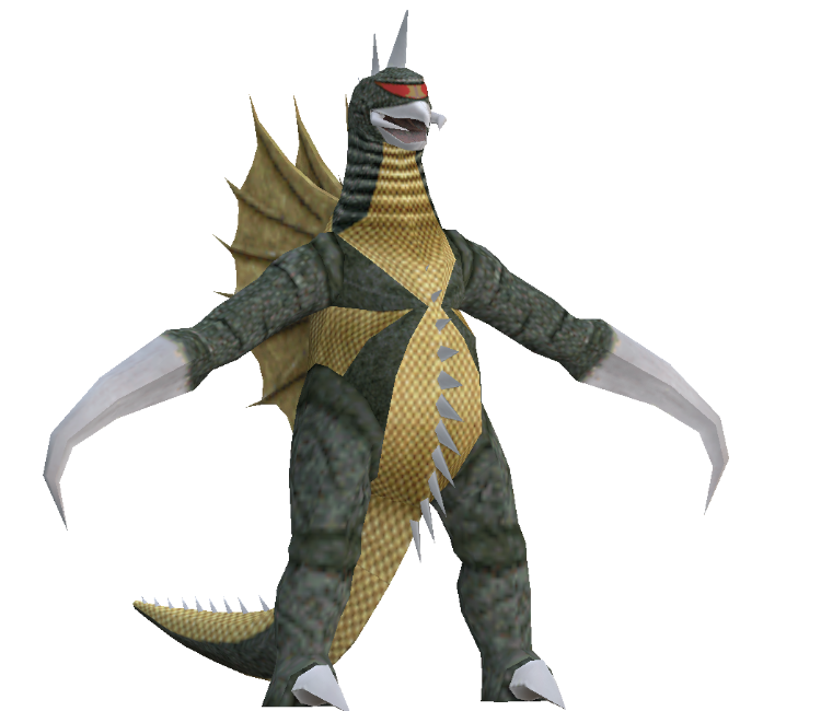 Playstation 2 Godzilla Save The Earth Gigan The Models Resource