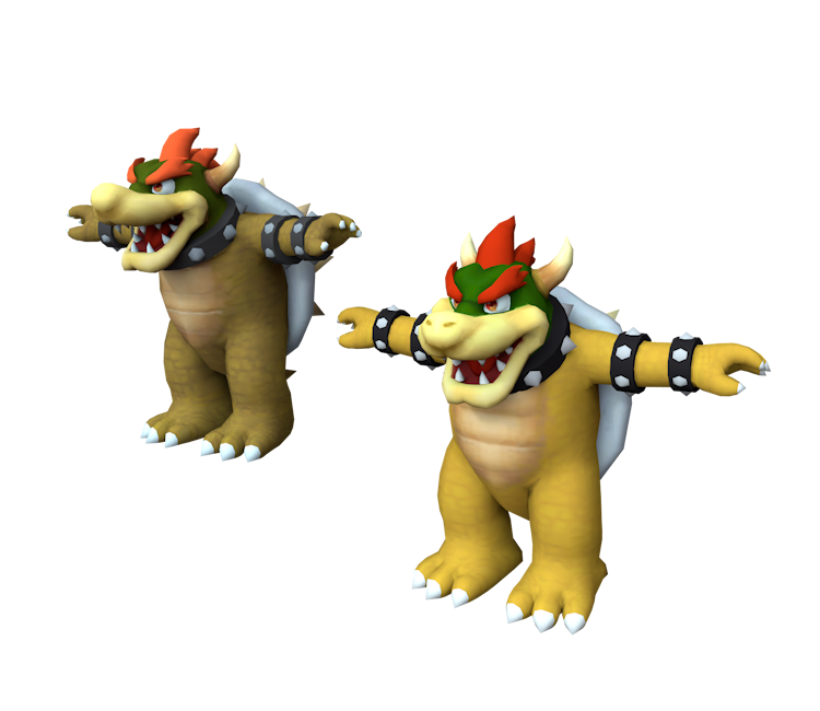 GameCube - Super Mario Strikers - Bowser - The Models Resource