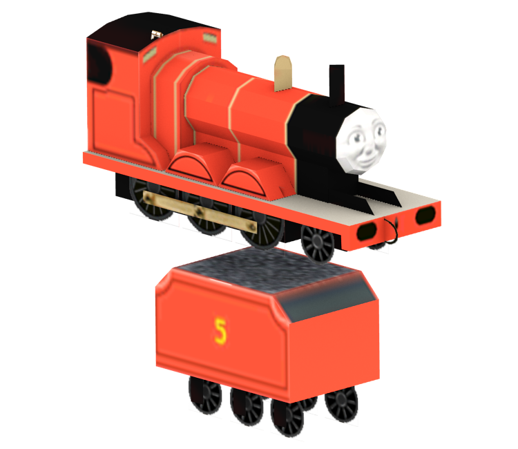 James The Red Engine Transparent