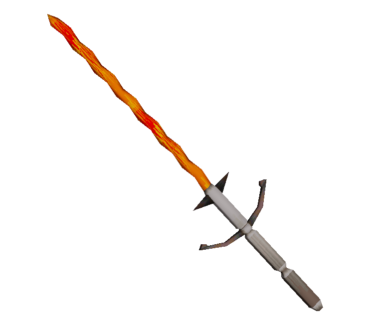 PlayStation - King's Field II - Flame Sword - The Models Resource