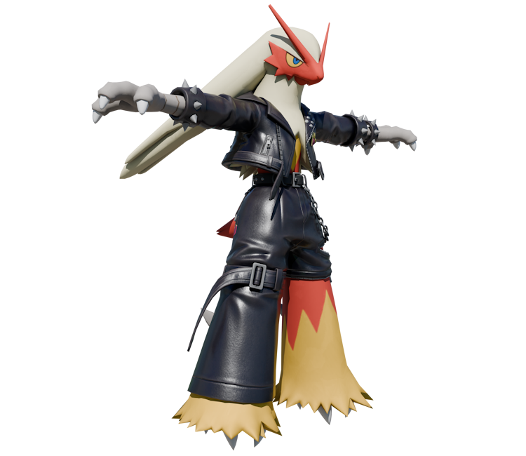 Mobile - Pokémon Unite - #0257 Blaziken (Punk Style) - The Models Resource