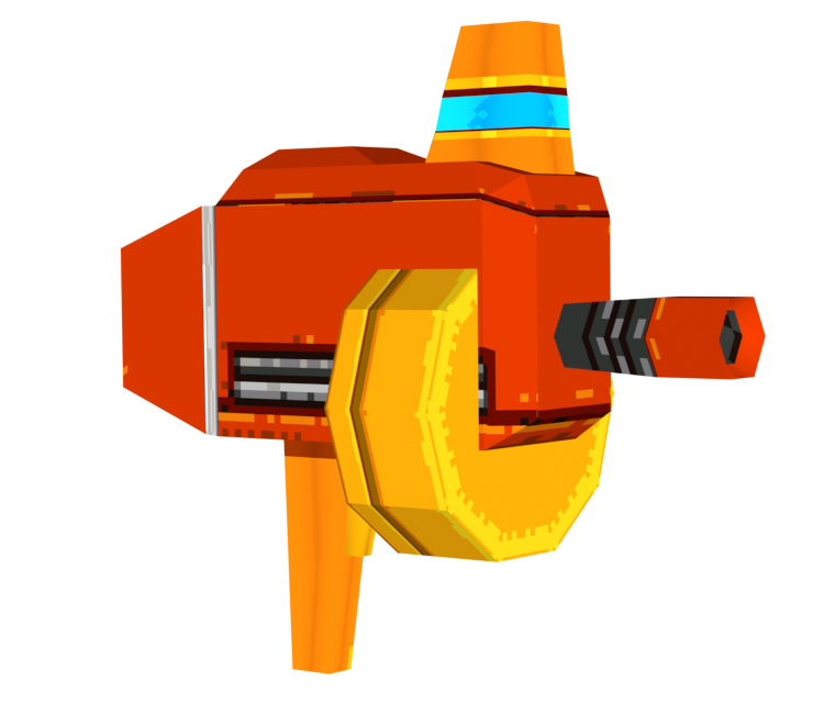 GameCube - Shadow the Hedgehog - Egg Gun - The Models Resource