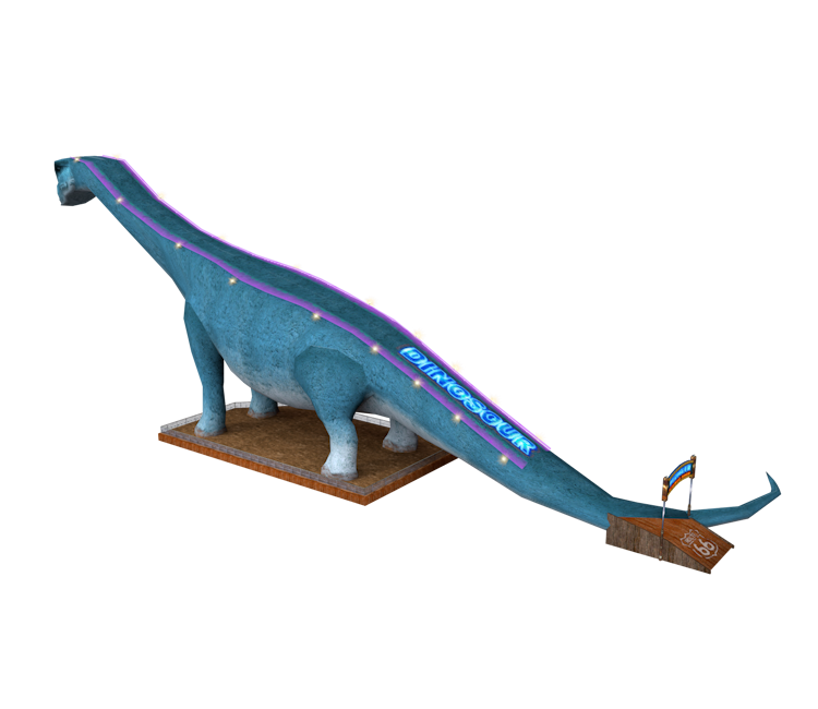 Arcade - The King of Route 66 - Dinosaur Ramp - The Models Resource