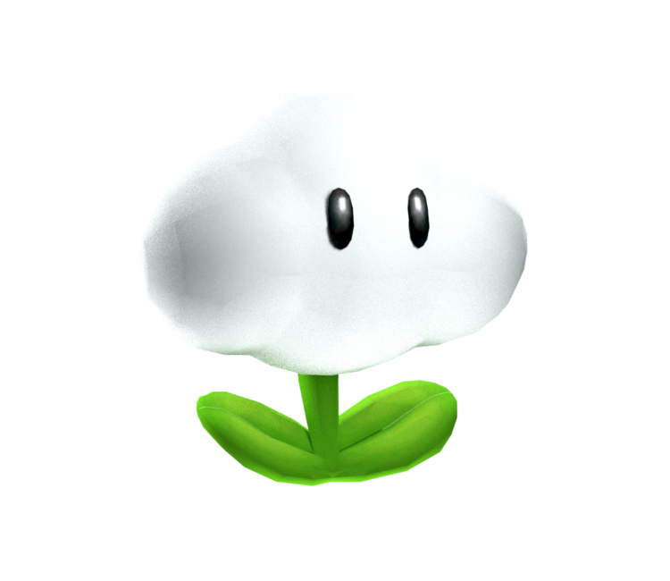 Wii - Super Mario Galaxy 2 - Cloud Flower - The Models Resource