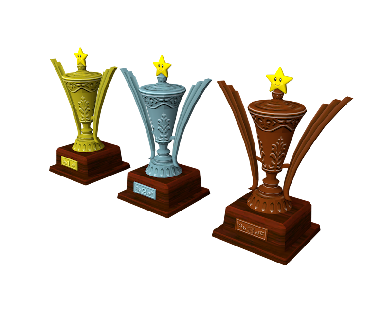 GameCube - Mario Kart: Double Dash!! - Star Cup Trophy - The Models ...