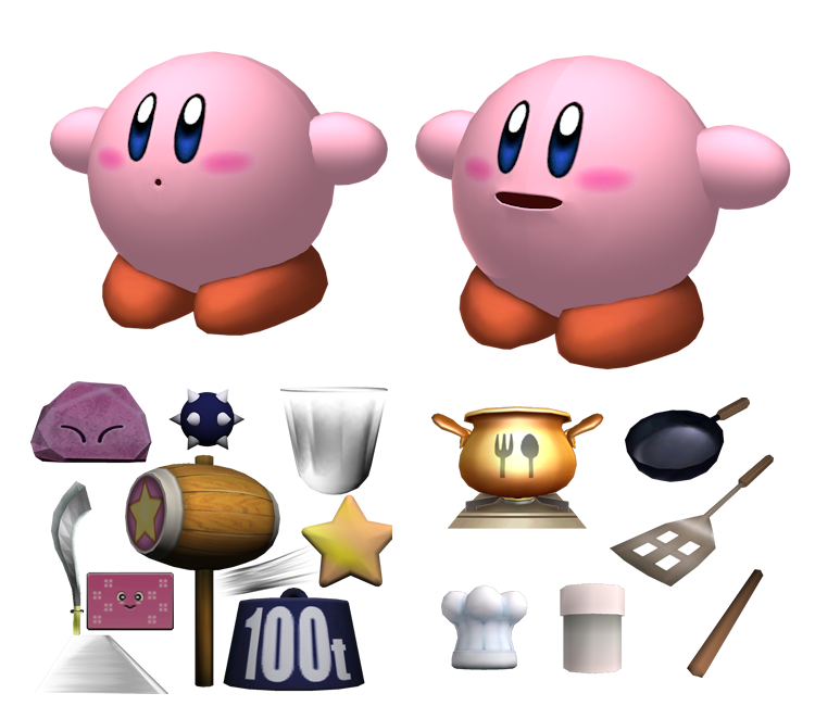 Wii - Super Smash Bros. Brawl - Kirby - The Models Resource