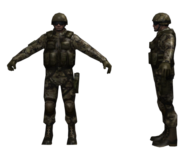 PC / Computer - Incredible Hulk - Army Soldier - The Models Resource