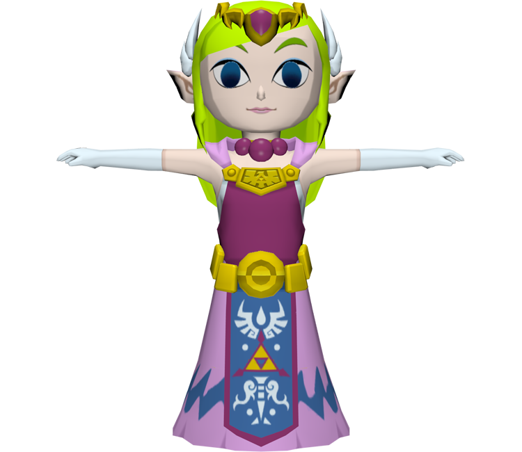 Zelda wind waker rus. Зельда Wind Waker фигурки. Модель Зельда б. Zelda Wind Waker 3d model. Зельда в полный рост.