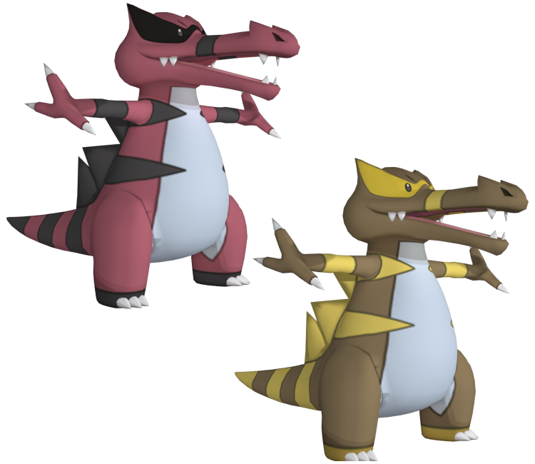 3DS Pokémon X / Y 553 Krookodile The Models Resource