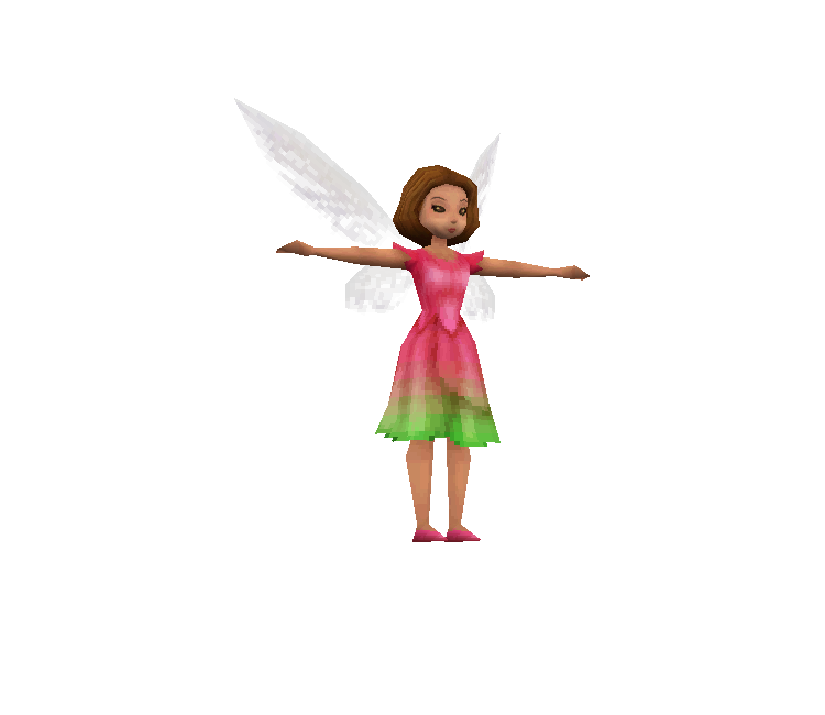 DS / DSi - Tinker Bell - Dewberry (Low Poly) - The Models Resource