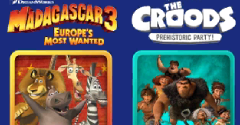 Madagascar 3: Europe's Most Wanted + The Croods: Prehistoric Party Combo Pack