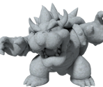 Bowser Statues