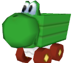 Mine Cart Yoshi