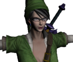 Bayonetta (Hero of Hyrule, New Hairstyle)