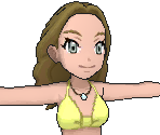 3DS - Pokémon Ultra Sun / Ultra Moon - Swimmer (Female) - The Models  Resource