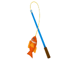 Jumping-Fish Cat Wand