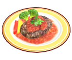 Mozzarella Salisbury Steak