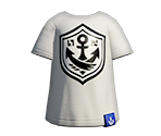 White Anchor Tee