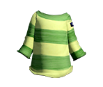 Lime Easy-Stripe Shirt