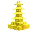 Golden Model Castle Set