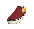 Red Slip-Ons