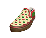 Polka-dot Slip-Ons