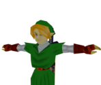 Nintendo 64 - The Legend of Zelda: Ocarina of Time - Link (Adult, Low Poly)  - The Models Resource