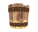 Light Wood Pail