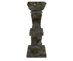 Stone Torch Pillar