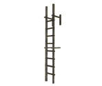 Dark Wood Ladder