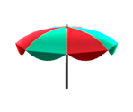 Deep Dark Beach Parasol