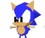 Sonic (Sonic R Edit, Crash Bandicoot Style)