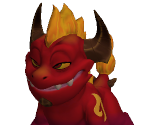 Flaming Rock Dragon (Young)