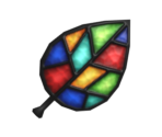 004 Stained-Glass Leaf