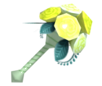 015 Green Bouquet Wand